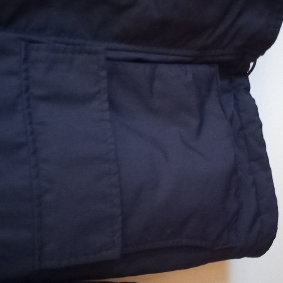 LANDS' END WOMAN'S AIRCORE-200 NAVY PARKA, FLEECE & QUILT LINING, SZ SM 6-8 REG - Picture 6 of 12